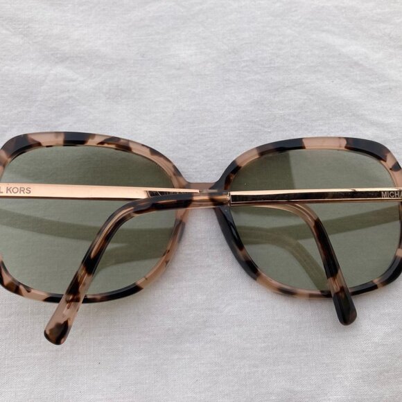 Michael Kors Women MK 2024 316213 Adrianna II Pink Tort Sunglasses Brown Lens - Picture 6 of 13